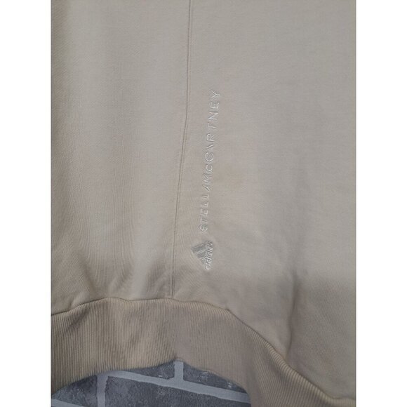 Stella McCartney BY Adidas Pullover Crewneck‎ Sweatshirt Cream  Size 2XS - Picture 6 of 12